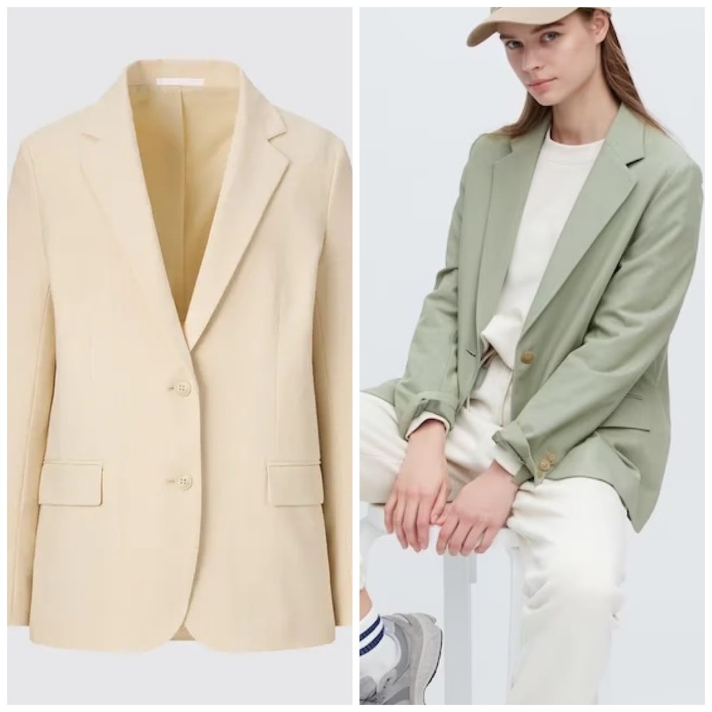 Uniqlo Relaxed Tailored Blazer Jacket